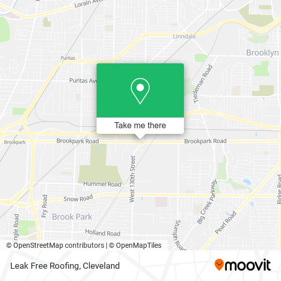 Leak Free Roofing map