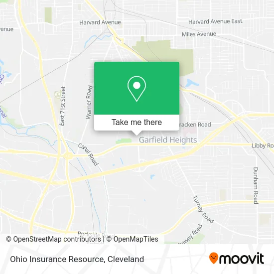Ohio Insurance Resource map