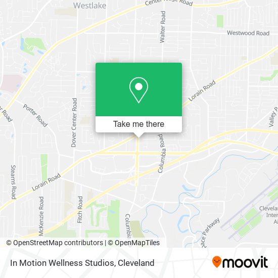 In Motion Wellness Studios map