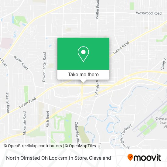 North Olmsted Oh Locksmith Store map