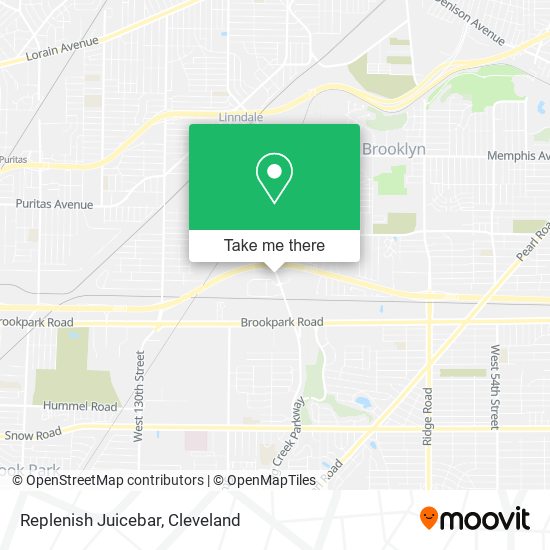 Replenish Juicebar map