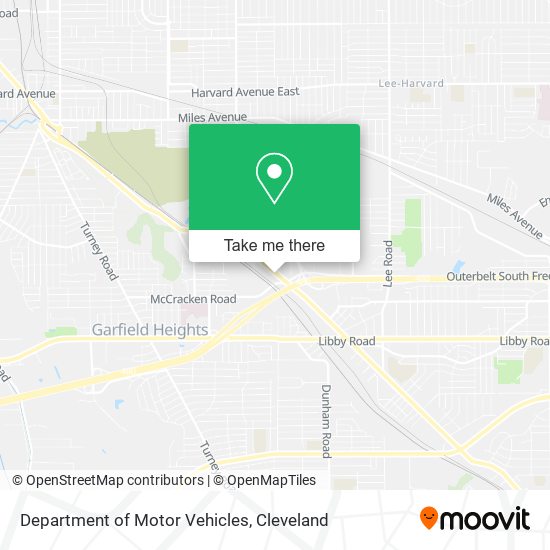 Mapa de Department of Motor Vehicles