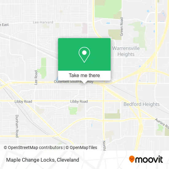 Mapa de Maple Change Locks