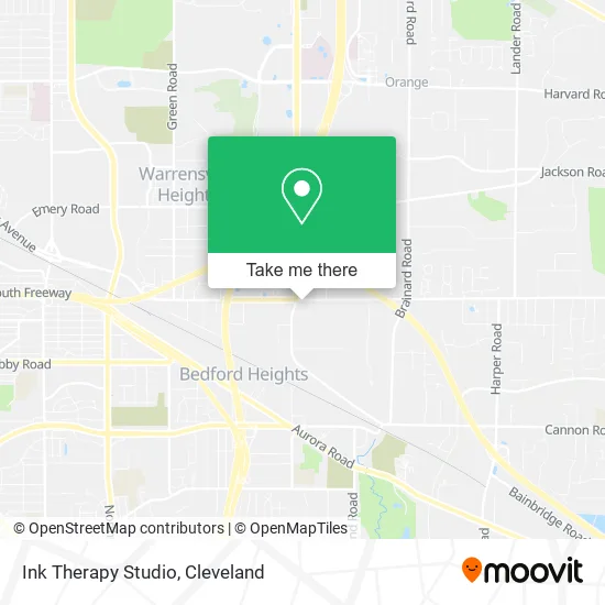Ink Therapy Studio map