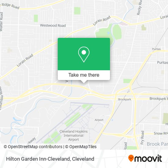 Mapa de Hilton Garden Inn-Cleveland