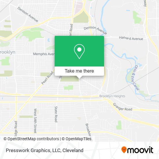 Presswork Graphics, LLC map