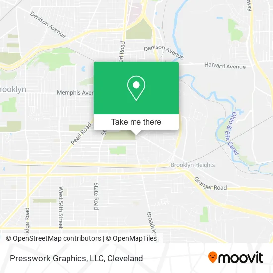Mapa de Presswork Graphics, LLC