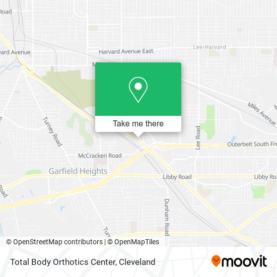 Total Body Orthotics Center map