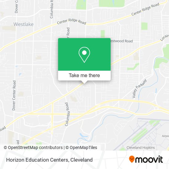 Horizon Education Centers map