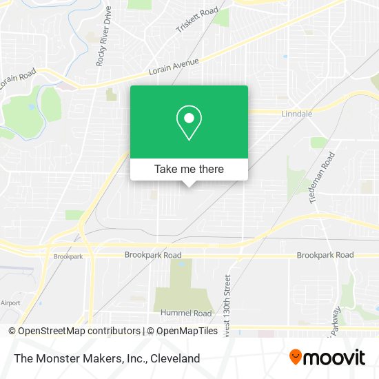 The Monster Makers, Inc. map