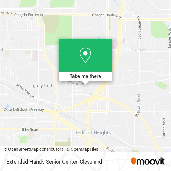 Mapa de Extended Hands Senior Center