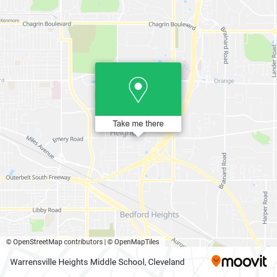 Mapa de Warrensville Heights Middle School