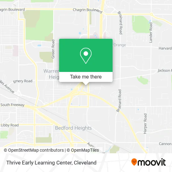 Thrive Early Learning Center map
