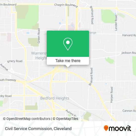 Civil Service Commission map