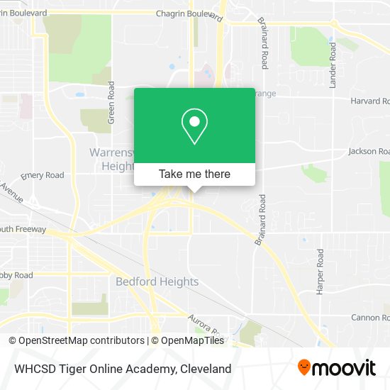 Mapa de WHCSD Tiger Online Academy