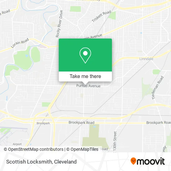 Scottish Locksmith map