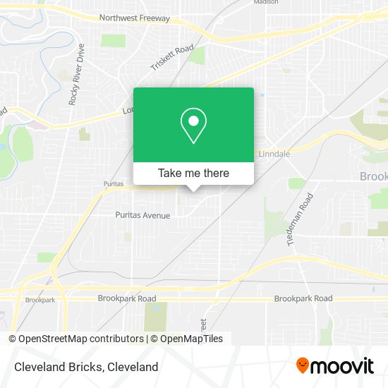 Cleveland Bricks map