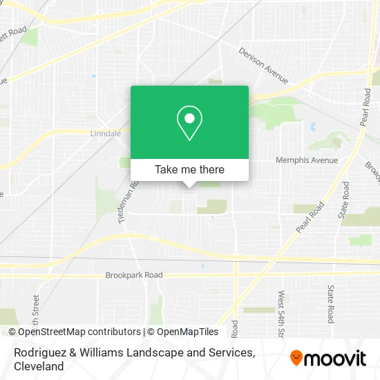 Rodriguez & Williams Landscape and Services map