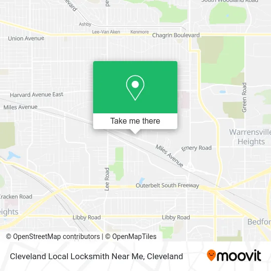 Cleveland Local Locksmith Near Me map