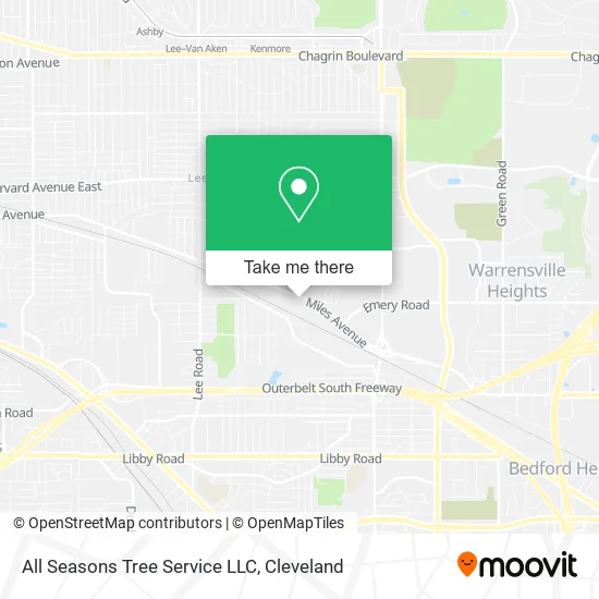 Mapa de All Seasons Tree Service LLC