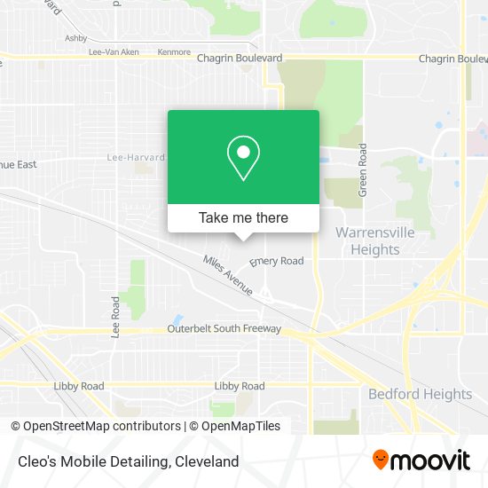 Cleo's Mobile Detailing map