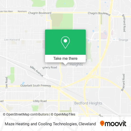 Maze Heating and Cooling Technologies map