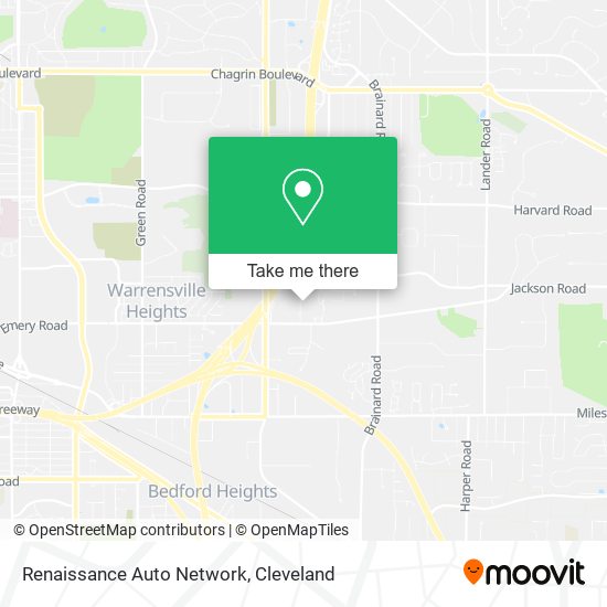 Mapa de Renaissance Auto Network