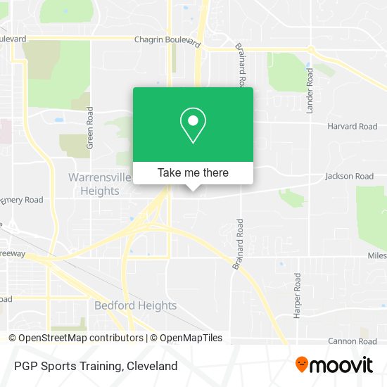 Mapa de PGP Sports Training