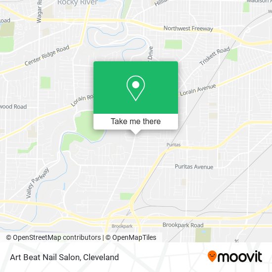 Mapa de Art Beat Nail Salon