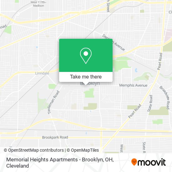 Mapa de Memorial Heights Apartments - Brooklyn, OH