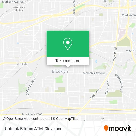 Mapa de Unbank Bitcoin ATM
