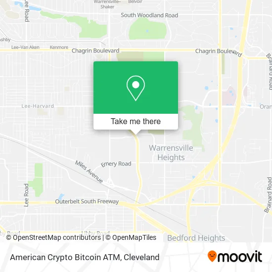 American Crypto Bitcoin ATM map