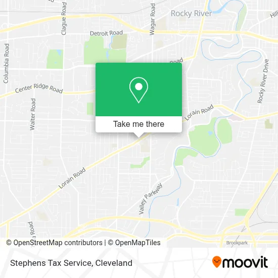 Stephens Tax Service map