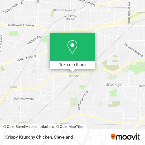 Krispy Krunchy Chicken map