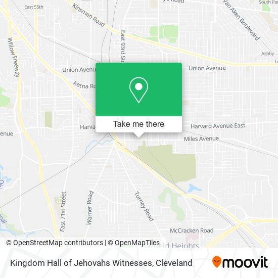 Mapa de Kingdom Hall of Jehovahs Witnesses