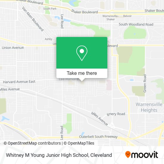 Mapa de Whitney M Young Junior High School