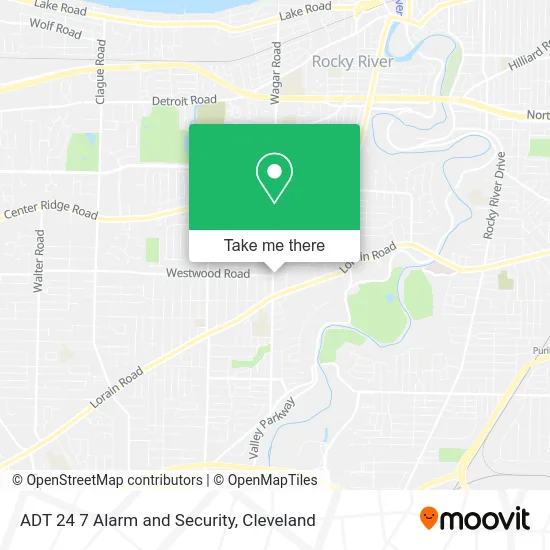 ADT 24 7 Alarm and Security map