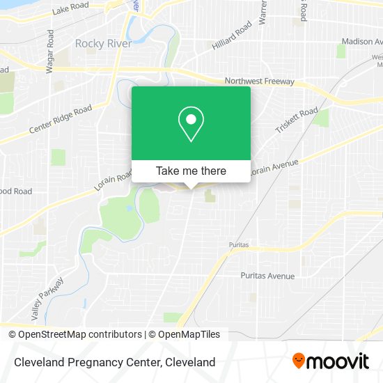 Mapa de Cleveland Pregnancy Center