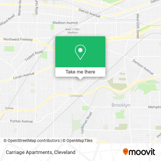 Carriage Apartments map