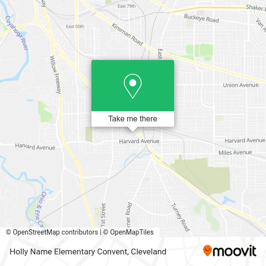 Holly Name Elementary Convent map