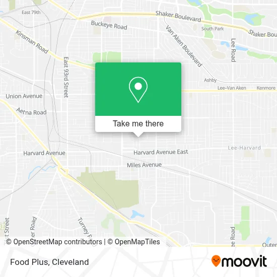 Food Plus map