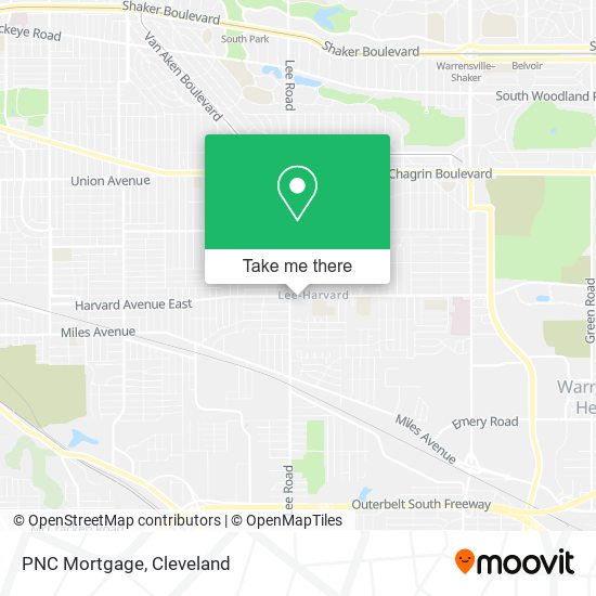 Mapa de PNC Mortgage