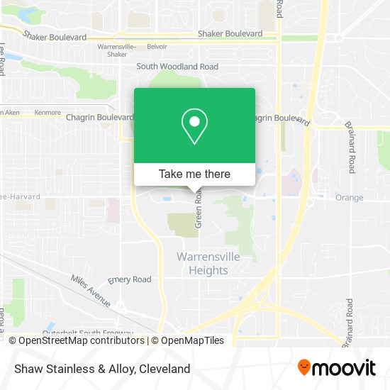 Shaw Stainless & Alloy map