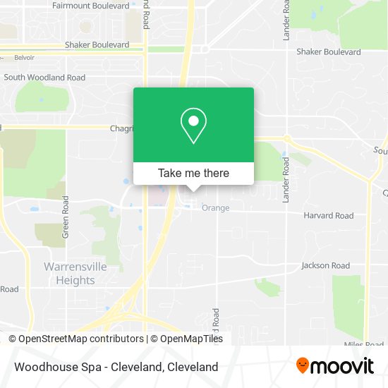 Woodhouse Spa - Cleveland map
