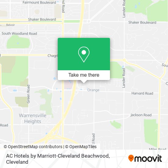 AC Hotels by Marriott-Cleveland Beachwood map