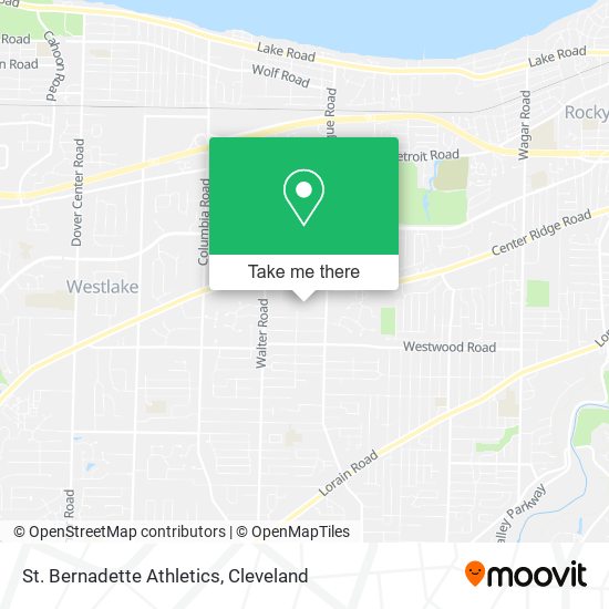 Mapa de St. Bernadette Athletics