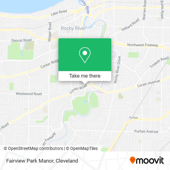 Mapa de Fairview Park Manor