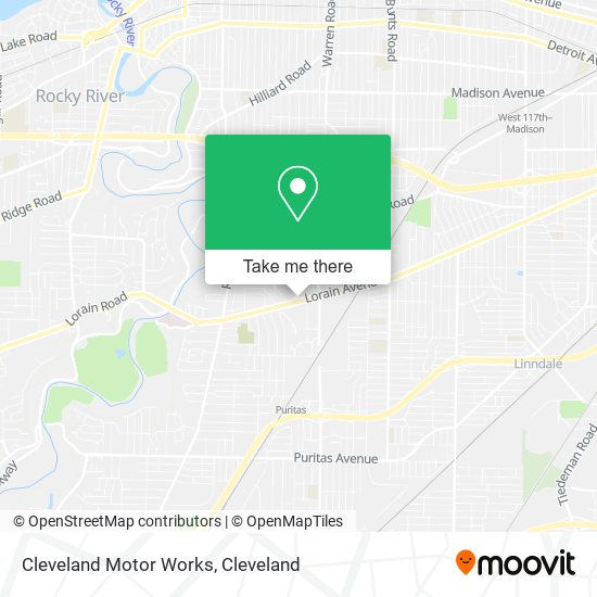 Mapa de Cleveland Motor Works