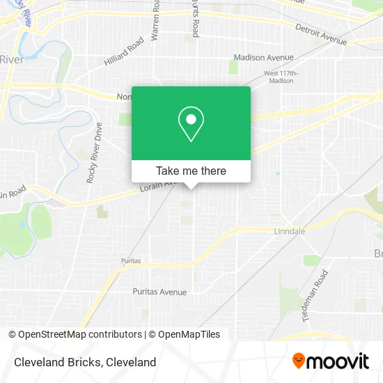 Cleveland Bricks map