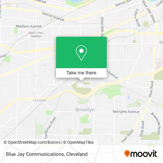 Blue Jay Communications map